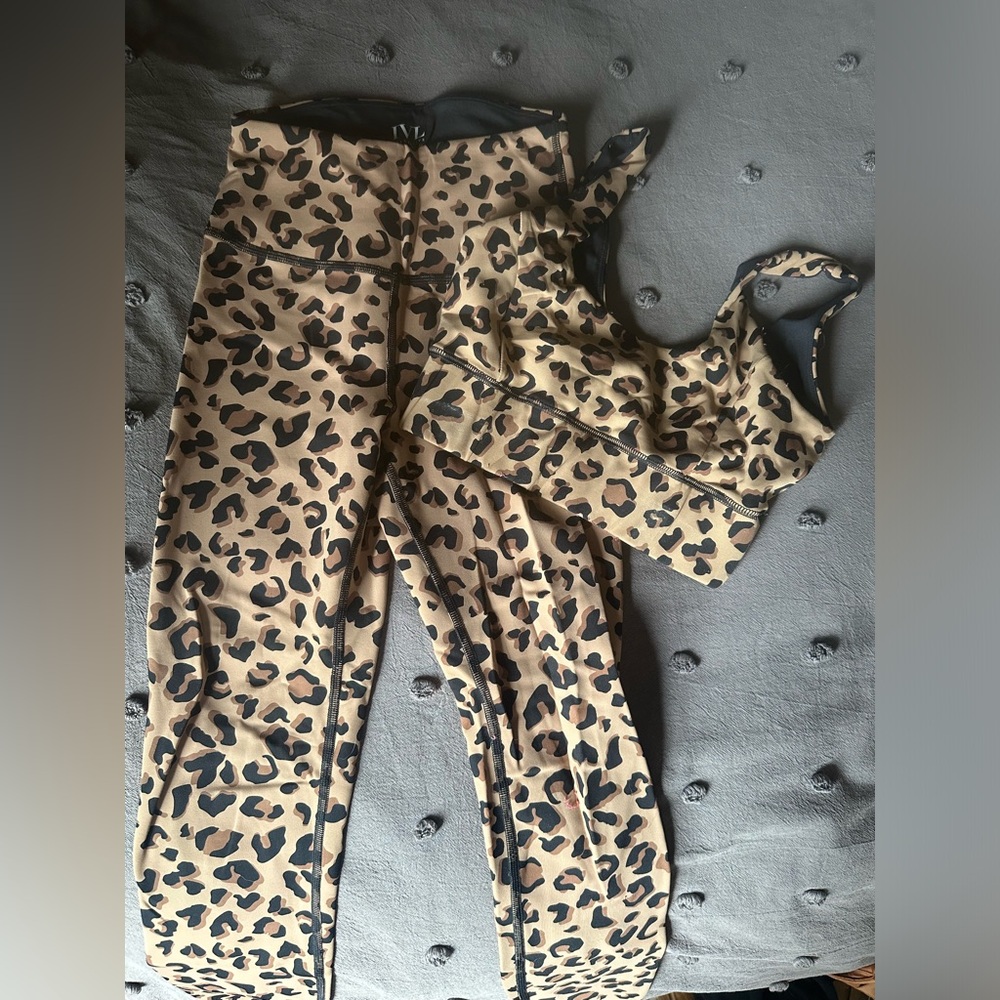 IVL Collective leopard print workout set